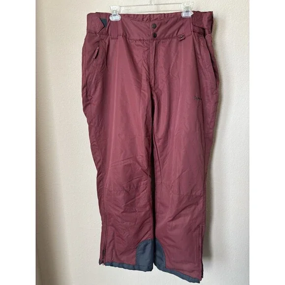 Arctix Womens Size 1X (31L) Rust Red Insulated Snow Ski Pants. Style 1800 - Picture 1 of 9